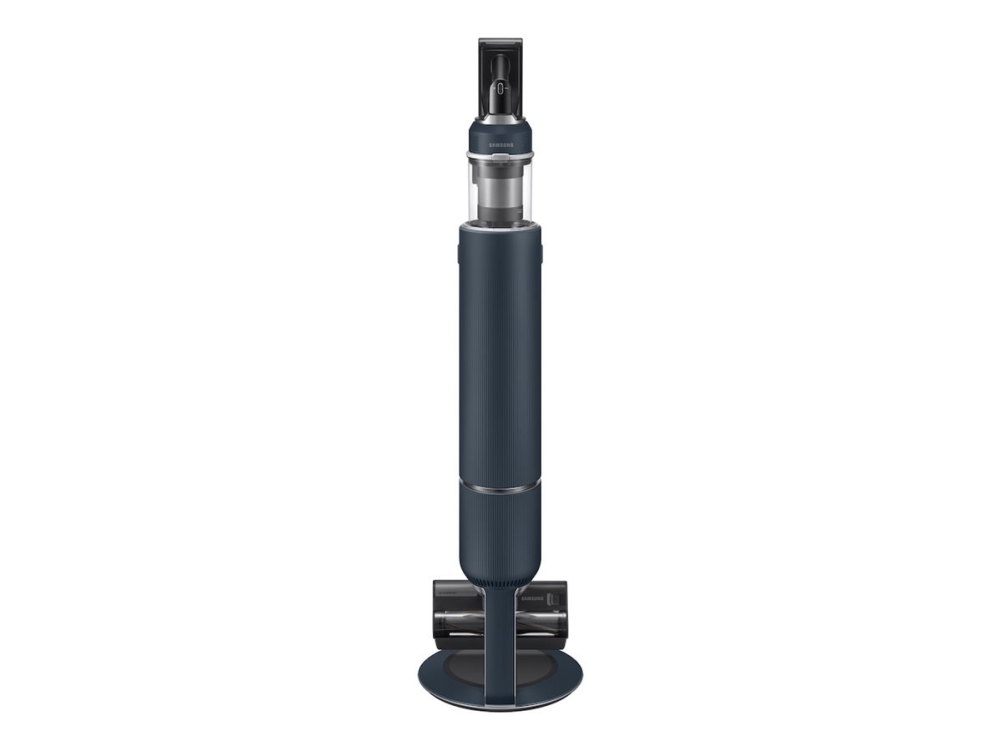 Samsung BESPOKE Jet Plus pro extra VS20B95973B - Støvsuger - pind/håndholdt (2-i-1) - uden pose - 580 W - ledningsfri - sort ChroMetal/midnat blå - 2 batterier, inkluderet oplader