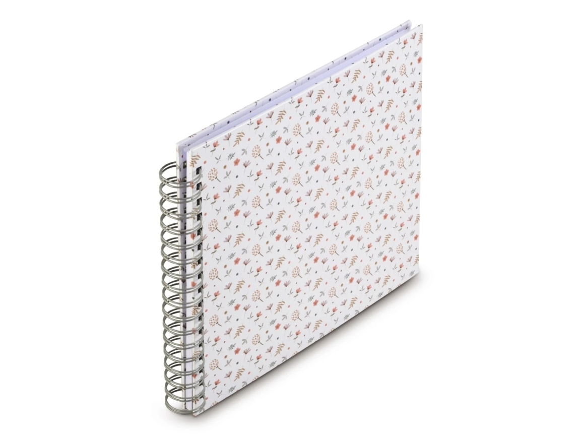 Hama Floral, Flerfarvet, 100 Ark, Spiral Indbinding, 100 X 150 Mm, Hvid, 50 Ark