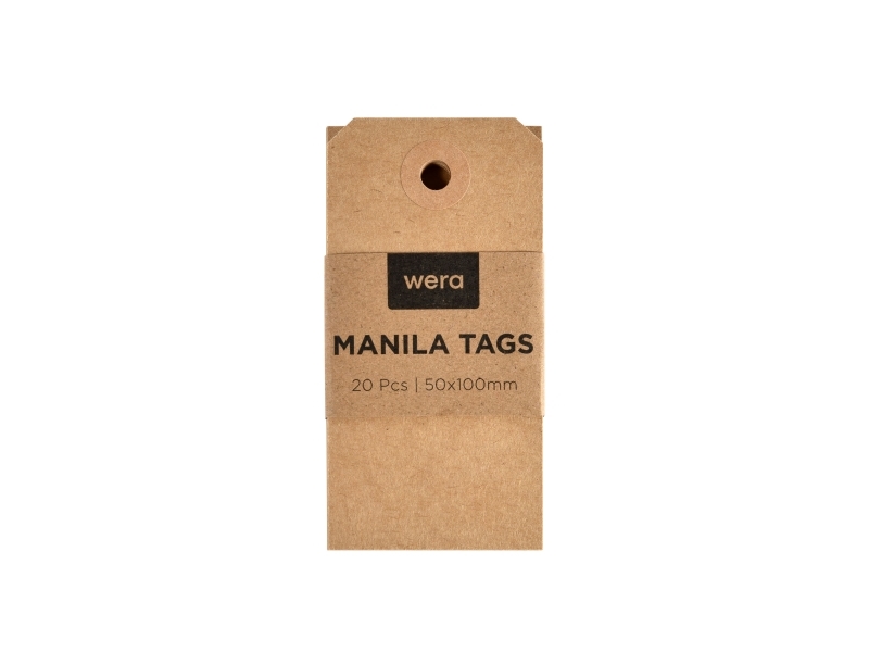 Manila-Label 50X100 Mm, 20 Packungen X 10 Kraft