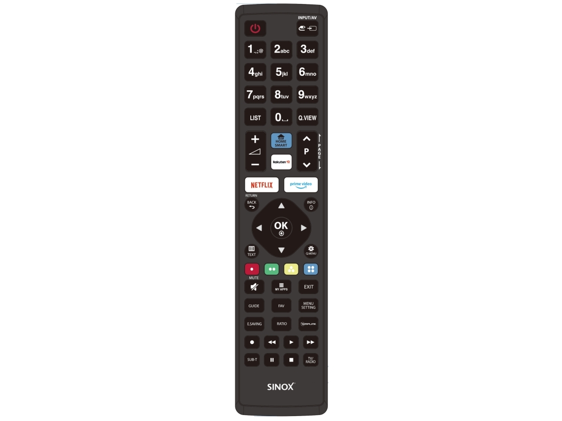 Sinox Fjernbetjening Til Lg, Tv, Rf Trådløst, Tryk På Knapper, Sort