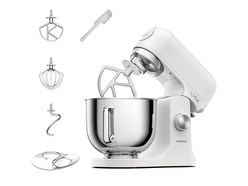 Kenwood Kmix, Bordmixer, Hvid, Slå, Ælte, Whisking, 5 L, Metal, 1000 W