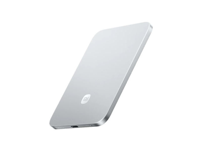 Xiaomi Xiaomi UltraThin Magnetic Power Bank 5000 15W, Glacier Sidabrinis | Tele & GPS - Batteri & Laddare - Strömförsörjningsbanker | GameStuff