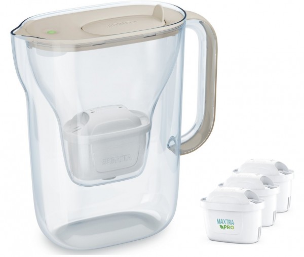 Brita Style Essential+3 Filterkanne Maxtrapro Pp (Sandfarben)