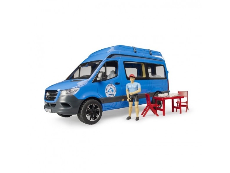 Bruder Ata BRUDER Sprinter Camper mėlyna+fig+akces 02684 | Leksaker - Bilar och andra fordon | GameStuff