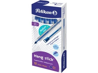 Pelikan 820813, Stick-Kugelschreiber, Blau, 12 Stück(E)