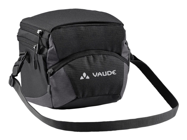 Vaude Ontour Box M, Front, Cykeltaske, Polyester, Polyurethan, Sort, Grå, 4 L, 7 Kg