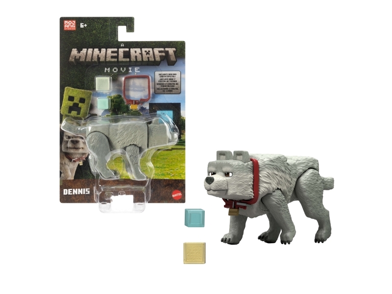 Minecraft Dennis Figure, 6 År, Flerfarvet, Plast