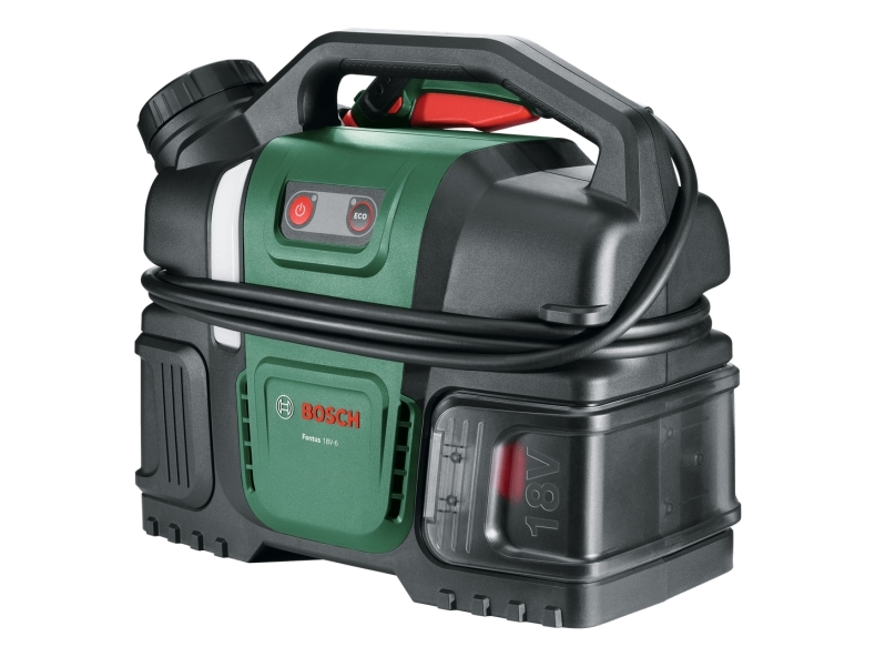 Bosch Fontus 18V-6, Kompakt, Batteri, 2,7 m, 6 L, Grøn, 20 bar
