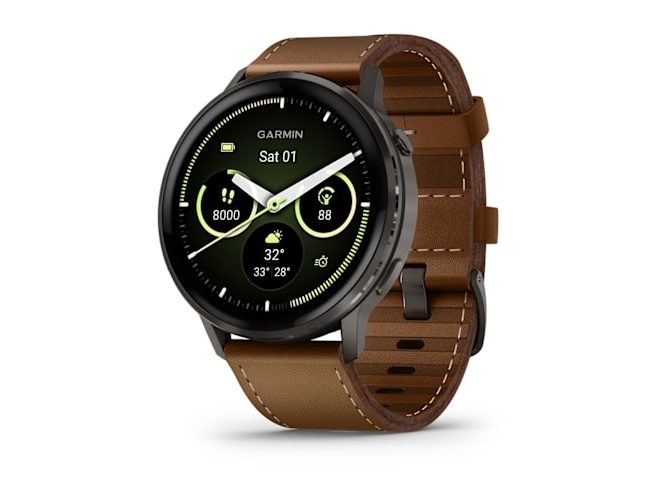 Garmin Venu 4 3,56 cm (1.4") AMOLED 45 mm Digital 454 x 454 pixel Berøringsskærm Sort Wi-Fi GPS (satellit)