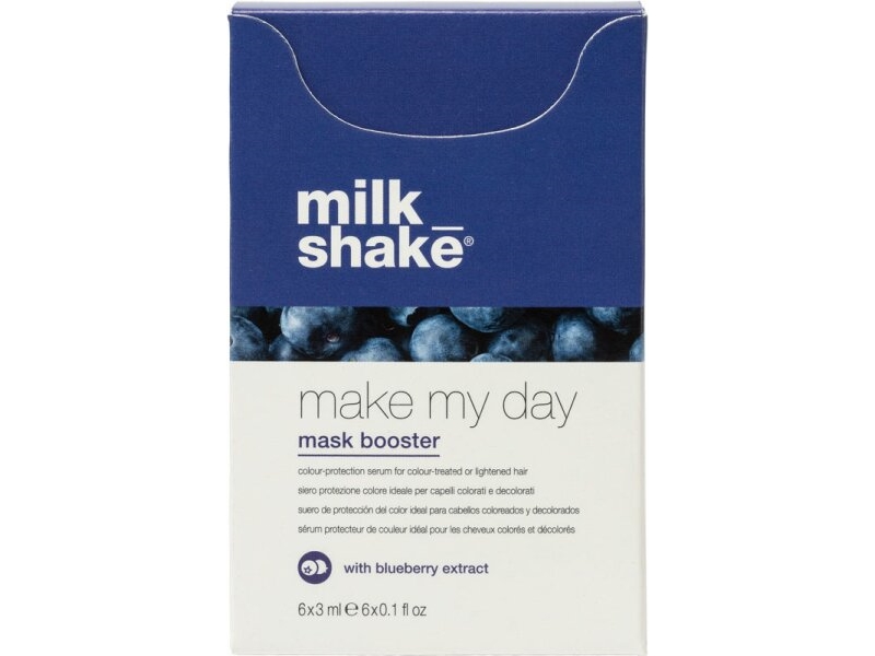 Milk Shake Set, Milk Shake, Make My Day, Blueberry, Hair Serum, For Colour Protection, 6 Pcs, 3 Ml For Women