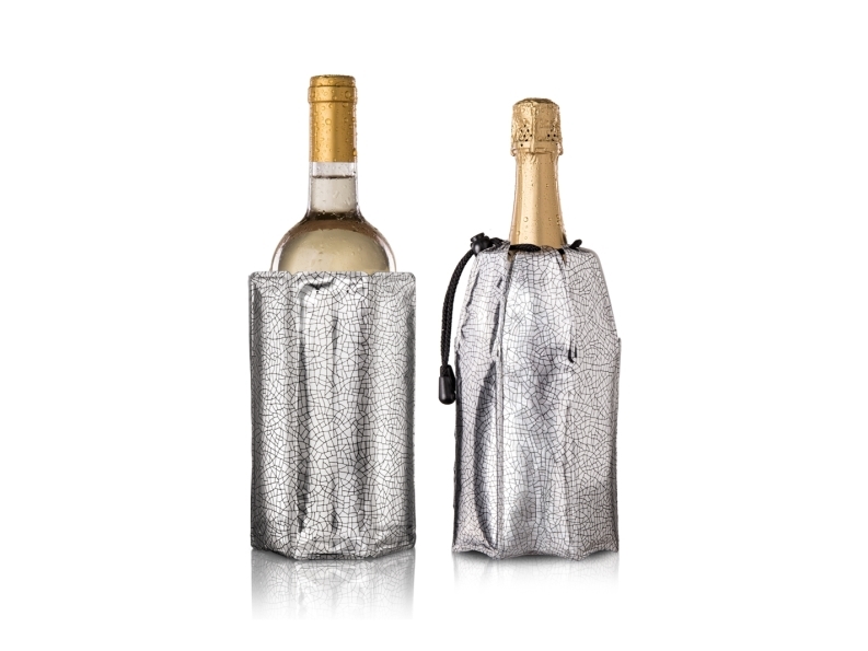 VACUVIN Vin- & Champagnekylare Active Silver SET/2 VACU VIN® | Bordssättning - Bar & vin - Kylare för vin & champagne | GameStuff