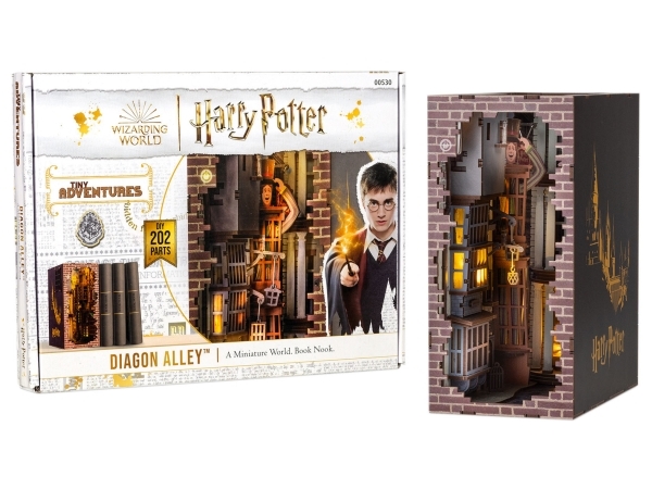 Revell Tiny Adventures Diagon Alley-Harry Potter, Model af passagerskib, Monteringssæt, 1:24, Tiny Adventures Diagon Alley-Harry Potter, Ethvert køn, Træ