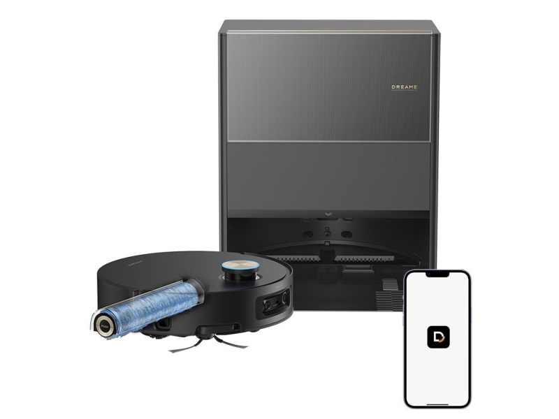 Dreame Aqua 10 Roller, Pussiton, musta, Pyöreä, Pölypussi, 3 renkaita, 0,22 L