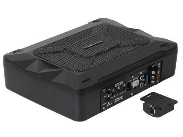Crunch GP600 Auto-Subwoofer aktiv 200 W, A/B, 200 W, 100 W, 50 - 150 Hz, 0 - 12 dB, 0 - 180°