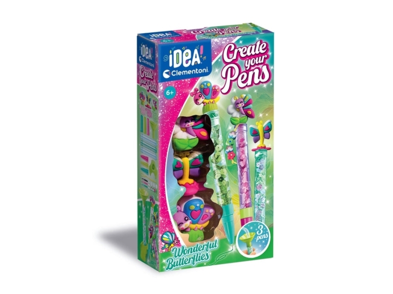 Clementoni Create your Pens - Vidunderlige sommerfugle (I-18169)