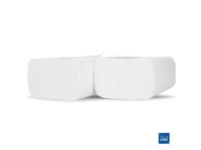 Håndklædeark Techline M-Fold 2-Lag L32x20.2X8cm Nyfiber Hvid,25 Pk X 125 Stk/Krt