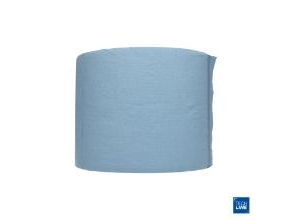 Industrial Techline 2-Lagige Wischtuchrolle Ø26.5 X 300M X B20.5Cm Neue Faser Blau,2 Rl/Crt