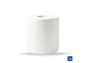 Håndklæderulle Techline 2-Lag Ø19 X 108M M/Hylse Centerfeed Nyfiber Hvid,6 Rl/Sæk - (6 Stk.)
