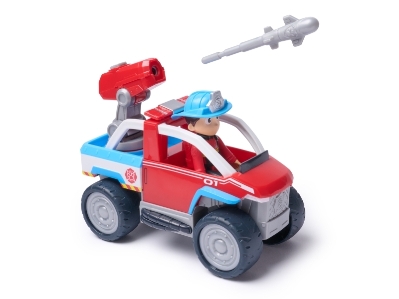 PAW Patrol PAW VHC Fire Rsc Lrg Vhcl Ryder WLMX GML, Auto, 3 vuosi/vuosia, Muovi, Monivärinen