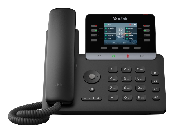Yealink -Sip-T73w, Ip-Telefon, Schwarz, Drahtgebundenes & Drahtloses Handgerät, Tisch/Bank, 1000 Eintragungen, Yealink Device Management Platform