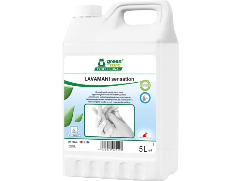 Håndsæbe, Green Care Professional Lavamani Sensation, 5000 Ml, Uden Farve - (2 Stk.)