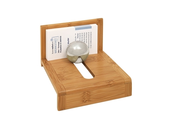 Wedo 61 1407, Bamboo, Trä, 114 mm, 100 mm, 69 mm | Arkivering - Arkiv box/mappar - Arkivering av visitkort | GameStuff