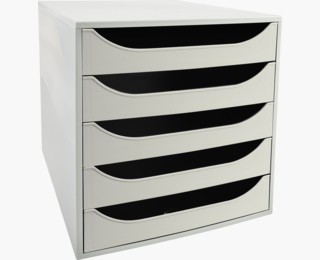 Exacompta 229606D, Grå, 348 mm, 284 mm, 290 mm | Arkivering - Elastikmappar & Chartekker - Elastikmappar | GameStuff