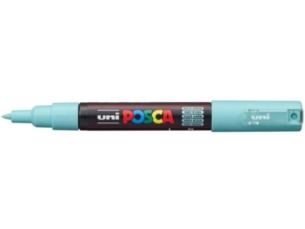 Posca Pc-1Mc Aqua Grün, Aqua, Grün, Mehrfarbig, 1 Farben, Extrafein, Tinte Auf Wasserbasis, Rundspitze
