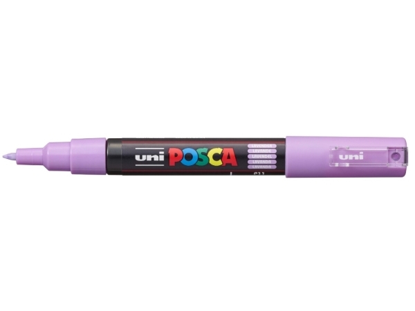Posca Pc-1Mc Lavendel, Lavendel, Mehrfarbig, 1 Farben, Extrafein, Tinte Auf Wasserbasis, Rundspitze