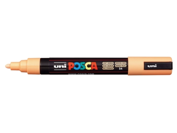 Posca Pc-5M Hell Orange, Hellorange, Mehrfarbig, 1 Farben, Medium, Tinte Auf Wasserbasis, Rundspitze