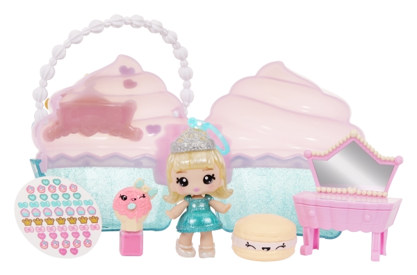 Mga Entertainment Yummiland Beauty Bag Playset + Lip Gloss Doll - Cupcake Beauty Bag, Minidukke, Pige, 4 År, Dreng/Pige, Flerfarvet
