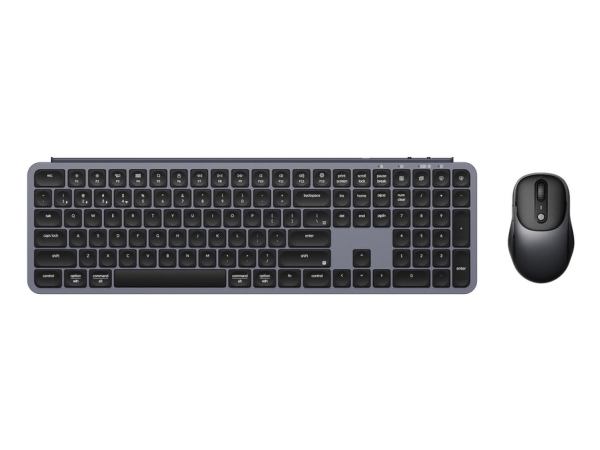 Keychron B6 Pro + Bm24, Volle Größe (100%), Verkabelt & Kabellos, Usb + Rf Wireless + Bluetooth, Mechanischer Switch, Grau, Maus Enthalten
