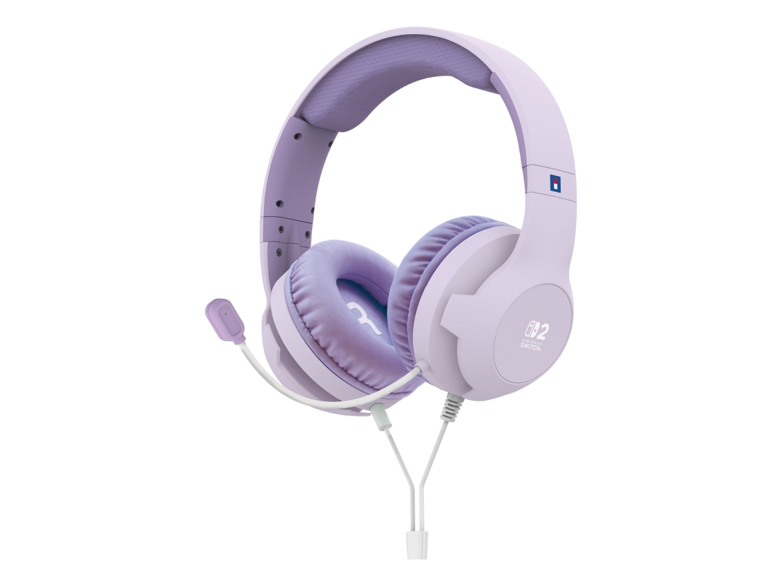 Hori Gaming Headset Cozy Lavender, Ledningsført, Spil, Hovedtelefoner, Violet