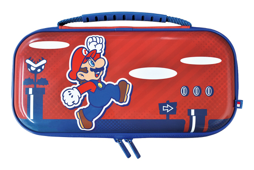 Hori Nintendo Switch 2 Tasche Mario, Cover, Nintendo, Blå, Rød, Nintendo Switch 2, Ridseresistent, Ridseresistent, Lynlås