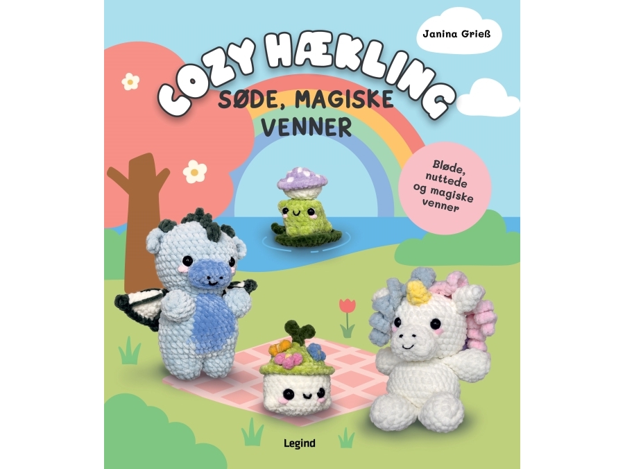 Cozy virkning - Söta, magiska vänner Janina Griess Språk: Danska | Böcker - Hobby | GameStuff