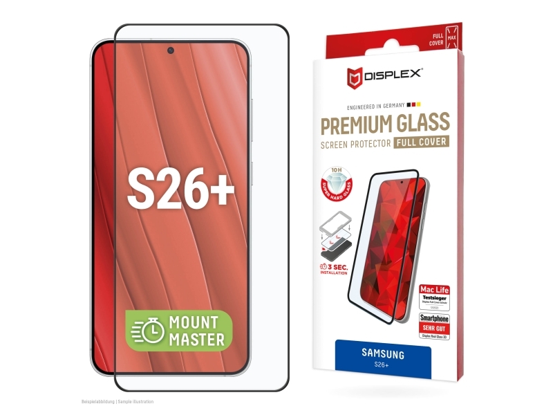 Displex 02231, Samsung, Galaxy S26+, Stødbestandig, Støvresistent, Slagbestandig, Ridseresistent, Stødresistent, Transparent, 1 Stk