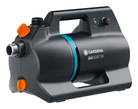 Gardena Batteridrevet trykpumpe 3000 Silent 18V, sæt