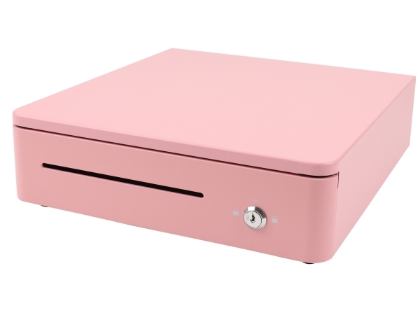 OLYMPIA S330 manuel pengeskuffe - pink, 33 × 35,5 cm