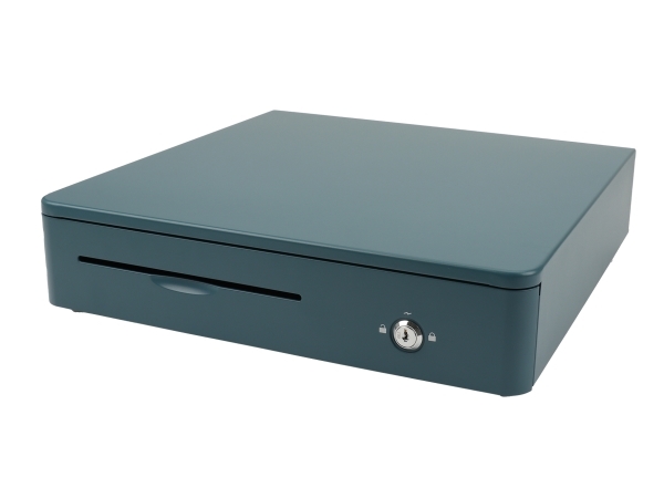 Olympia M405, Elektronisk pengeskuff, Metall, Blå, 12 - 24 V, 405 mm, 400 mm