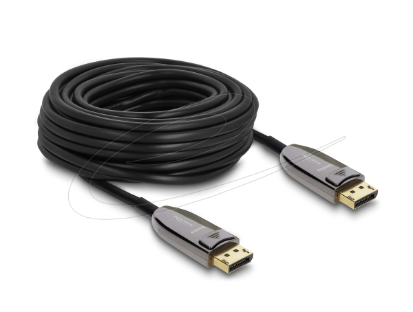 Delock Active Optical Cable Displayport 2.1 8K 60 Hz 40 Gbps 20 M, 1 Stk