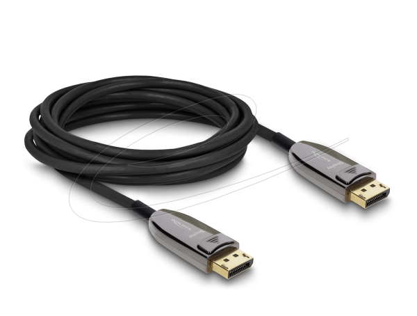 Delock Active Optical Cable Displayport 2.1 8K 60 Hz 40 Gbps 5 M, 1 Stk