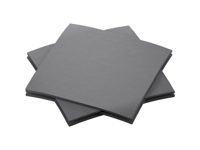 Serviet Bio Dunisoft 20X20cm Granitgrå,180 Stk/Pk