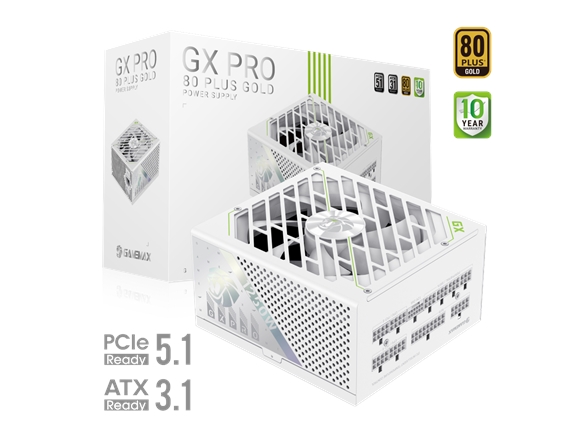 Gamemax | Psu | Gx Pro 1250G Wh | 1250W | Gold | Full Modular | Baltas