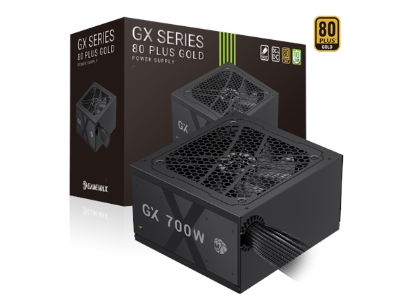 Gamemax | Psu | Gx 700G | 700W | Gold | Non-Modular