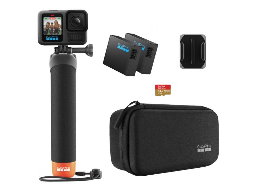 Gopro Hero13 Black - + Accessories Bundle - Action-Kamera - 5.3K / 60 Fps - 27.6 Mp - Wi-Fi, Bluetooth 5.3 Le Op Til 10 M