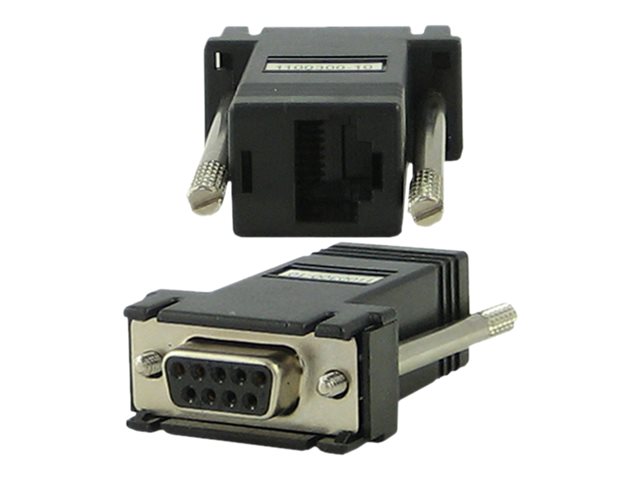 Perle - Crossover-adapter (DTE) - RJ-45 (hun) til DB-9 (hun) (pakke med 8)