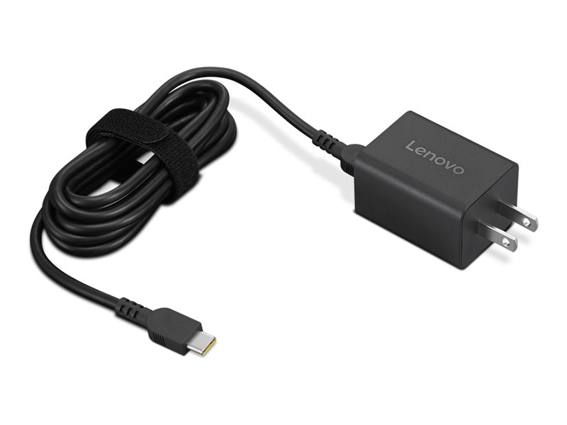 Lenovo Nano - Strömadapter - GaN - 65 Watt (USB-C) - svart - Europa | Tele & GPS - Batteri & Laddare - Laddare | GameStuff