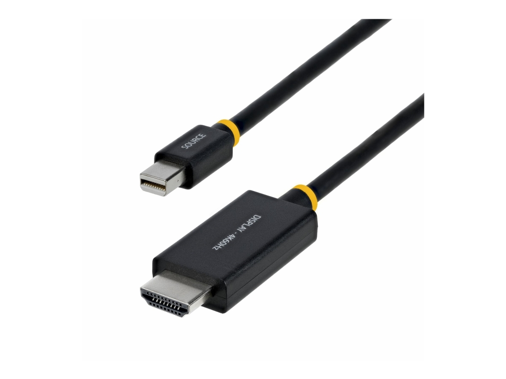 Startech - Adapterkabel - Mini Displayport Han Til Hdmi Han - 2 M - Sort - Aktiv, 4K60 Hz Support