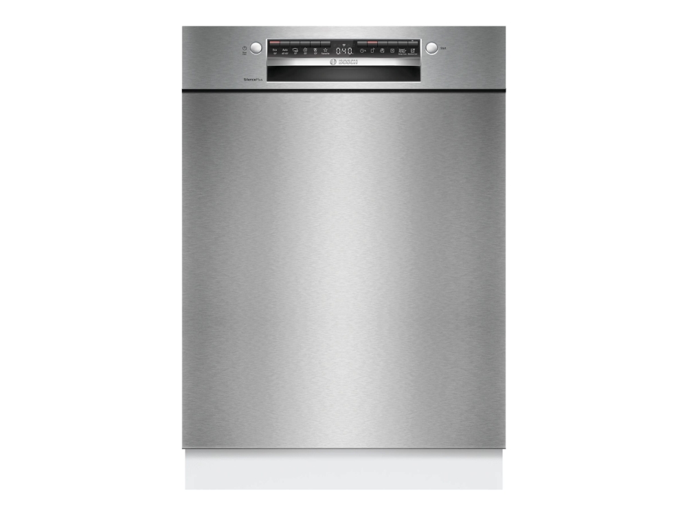 Bosch Serie | 4 SMU4EVS08E - Diskmaskin - inbyggd - Wi-Fi - Fördjupning - bredd: 60 cm - djup: 55 cm - höjd: 81.5 cm - borstat stål