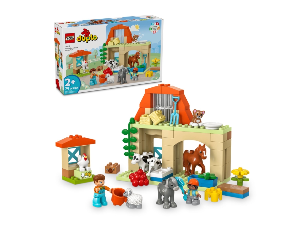 LEGO DUPLO - Pasning af bondegårdens dyr - 10416 - 74 dele